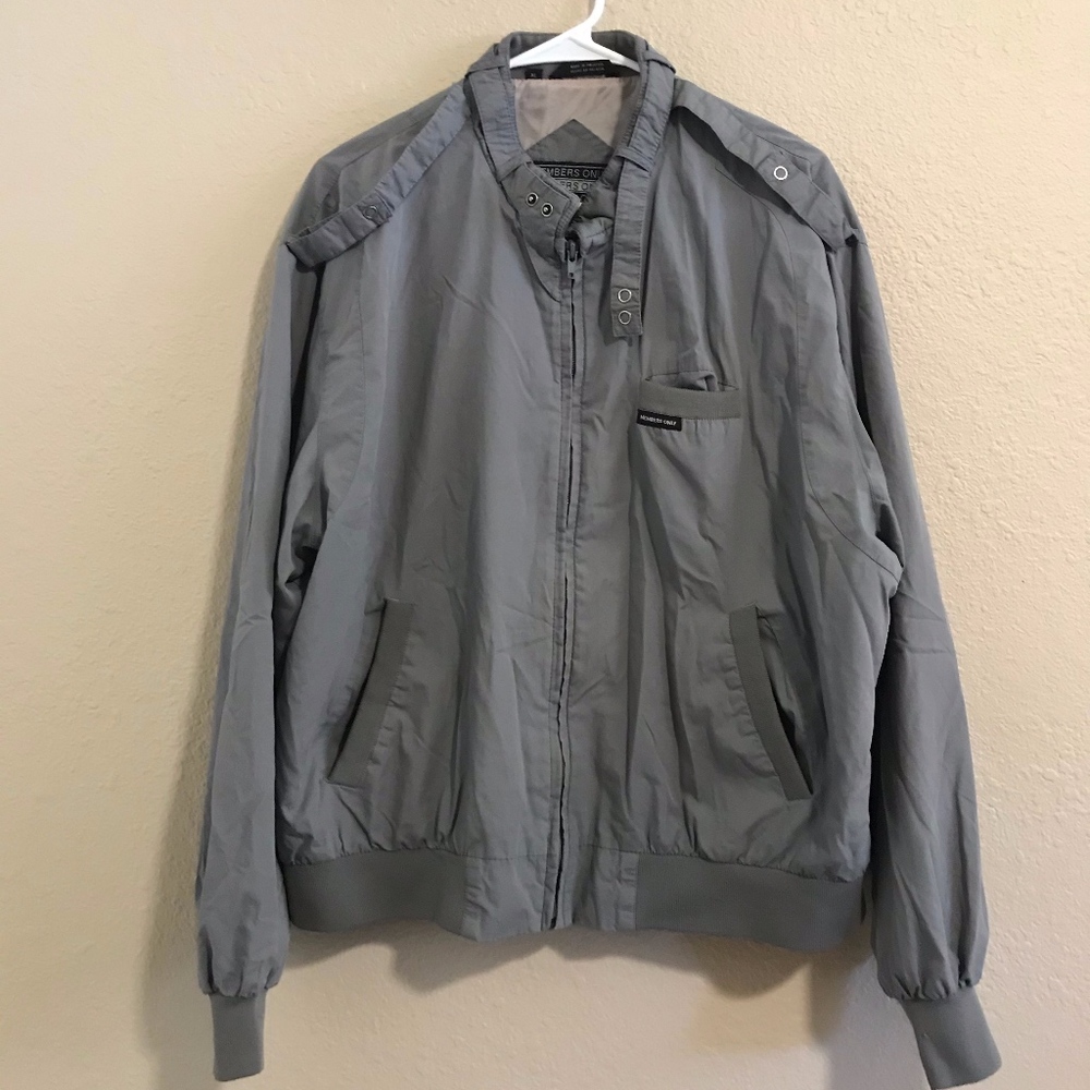 Vintage Grey Members Only Jacket